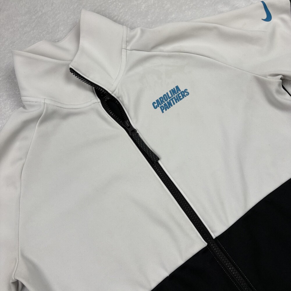 Carolina Panthers Nike Jacket Mens M Black Full Zip NFL Football Team Apparel
